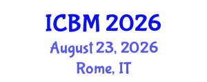 International Conference on Biomechanics (ICBM) August 23, 2026 - Rome, Italy