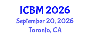 International Conference on Biomechanics (ICBM) September 20, 2026 - Toronto, Canada