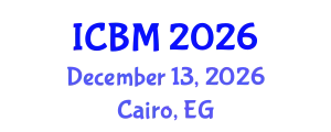 International Conference on Biomechanics (ICBM) December 13, 2026 - Cairo, Egypt