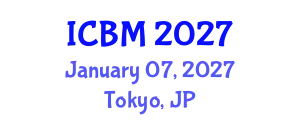 International Conference on Biomechanics (ICBM) January 07, 2027 - Tokyo, Japan