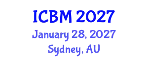 International Conference on Biomechanics (ICBM) January 28, 2027 - Sydney, Australia
