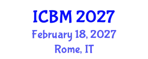 International Conference on Biomechanics (ICBM) February 18, 2027 - Rome, Italy