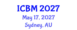 International Conference on Biomechanics (ICBM) May 17, 2027 - Sydney, Australia