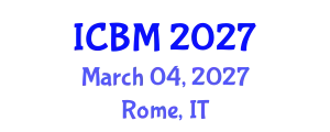 International Conference on Biomechanics (ICBM) March 04, 2027 - Rome, Italy