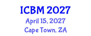 International Conference on Biomechanics (ICBM) April 15, 2027 - Cape Town, South Africa