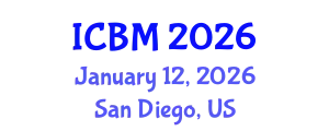 International Conference on Biomechanics (ICBM) January 12, 2026 - San Diego, United States