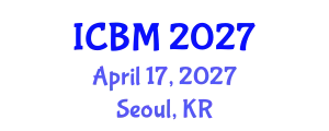 International Conference on Biomechanics (ICBM) April 17, 2027 - Seoul, Republic of Korea