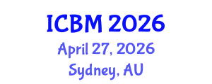 International Conference on Biomechanics (ICBM) April 27, 2026 - Sydney, Australia