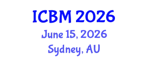 International Conference on Biomechanics (ICBM) June 15, 2026 - Sydney, Australia