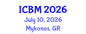 International Conference on Biomechanics (ICBM) July 10, 2026 - Mykonos, Greece