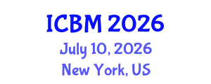 International Conference on Biomechanics (ICBM) July 10, 2026 - New York, United States