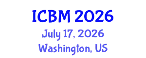 International Conference on Biomechanics (ICBM) July 17, 2026 - Washington, United States