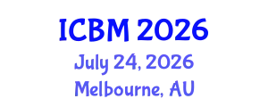 International Conference on Biomechanics (ICBM) July 24, 2026 - Melbourne, Australia