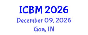 International Conference on Biomechanics (ICBM) December 09, 2026 - Goa, India