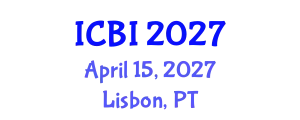 International Conference on Bioinformatics (ICBI) April 15, 2027 - Lisbon, Portugal