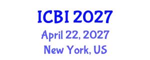International Conference on Bioinformatics (ICBI) April 22, 2027 - New York, United States