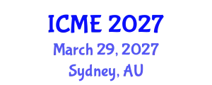 International Conference on Medical Engineering (ICME) March 29, 2027 - Sydney, Australia