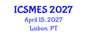 International Conference on Sport Medicine and Exercise Science (ICSMES) April 15, 2027 - Lisbon, Portugal
