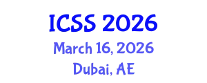 International Conference on Sport Science (ICSS) March 16, 2026 - Dubai, United Arab Emirates