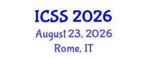 International Conference on Sport Science (ICSS) August 23, 2026 - Rome, Italy