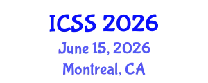 International Conference on Sport Science (ICSS) June 15, 2026 - Montreal, Canada