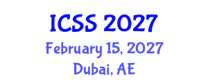 International Conference on Sport Science (ICSS) February 15, 2027 - Dubai, United Arab Emirates