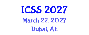 International Conference on Sport Science (ICSS) March 22, 2027 - Dubai, United Arab Emirates