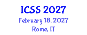 International Conference on Sport Science (ICSS) February 18, 2027 - Rome, Italy