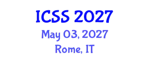 International Conference on Sport Science (ICSS) May 03, 2027 - Rome, Italy