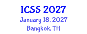 International Conference on Sport Science (ICSS) January 18, 2027 - Bangkok, Thailand