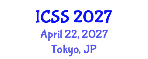International Conference on Sport Science (ICSS) April 22, 2027 - Tokyo, Japan