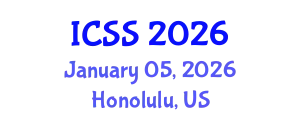 International Conference on Sport Science (ICSS) January 05, 2026 - Honolulu, United States