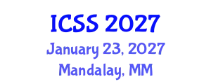 International Conference on Sport Science (ICSS) January 23, 2027 - Mandalay, Myanmar