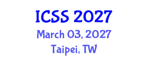 International Conference on Sport Science (ICSS) March 03, 2027 - Taipei, Taiwan