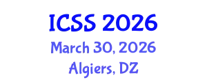 International Conference on Sport Science (ICSS) March 30, 2026 - Algiers, Algeria