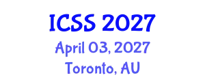 International Conference on Sport Science (ICSS) April 03, 2027 - Toronto, Australia