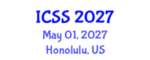 International Conference on Sport Science (ICSS) May 01, 2027 - Honolulu, United States