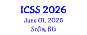 International Conference on Sport Science (ICSS) June 01, 2026 - Sofia, Bulgaria