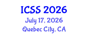 International Conference on Sport Science (ICSS) July 17, 2026 - Quebec City, Canada