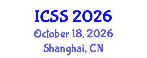 International Conference on Sport Science (ICSS) October 18, 2026 - Shanghai, China