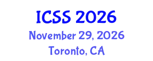 International Conference on Sport Science (ICSS) November 29, 2026 - Toronto, Canada
