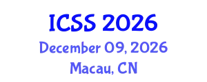 International Conference on Sport Science (ICSS) December 09, 2026 - Macau, China
