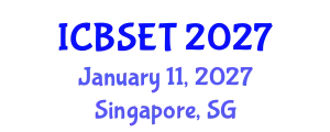 International Conference on Biological Science, Engineering and Technology (ICBSET) January 11, 2027 - Singapore, Singapore