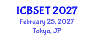 International Conference on Biological Science, Engineering and Technology (ICBSET) February 25, 2027 - Tokyo, Japan