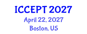 International Conference on Chemical Engineering and Process Technology (ICCEPT) April 22, 2027 - Boston, United States