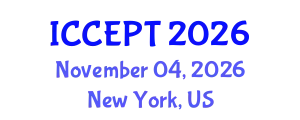 International Conference on Chemical Engineering and Process Technology (ICCEPT) November 04, 2026 - New York, United States