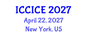 International Conference on Communication, Information and Computer Engineering (ICCICE) April 22, 2027 - New York, United States