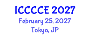 International Conference on Communication, Control and Computer Engineering (ICCCCE) February 25, 2027 - Tokyo, Japan
