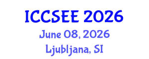 International Conference on Computer Science and Electronics Engineering (ICCSEE) June 08, 2026 - Ljubljana, Slovenia