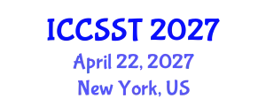 International Conference on Computer Science and Systems Technology (ICCSST) April 22, 2027 - New York, United States